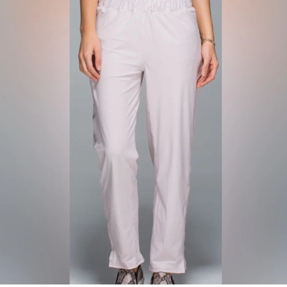 Lululemon🍋Rise&Shine Trouser Lined Blush Pink Pant Like New Size 6